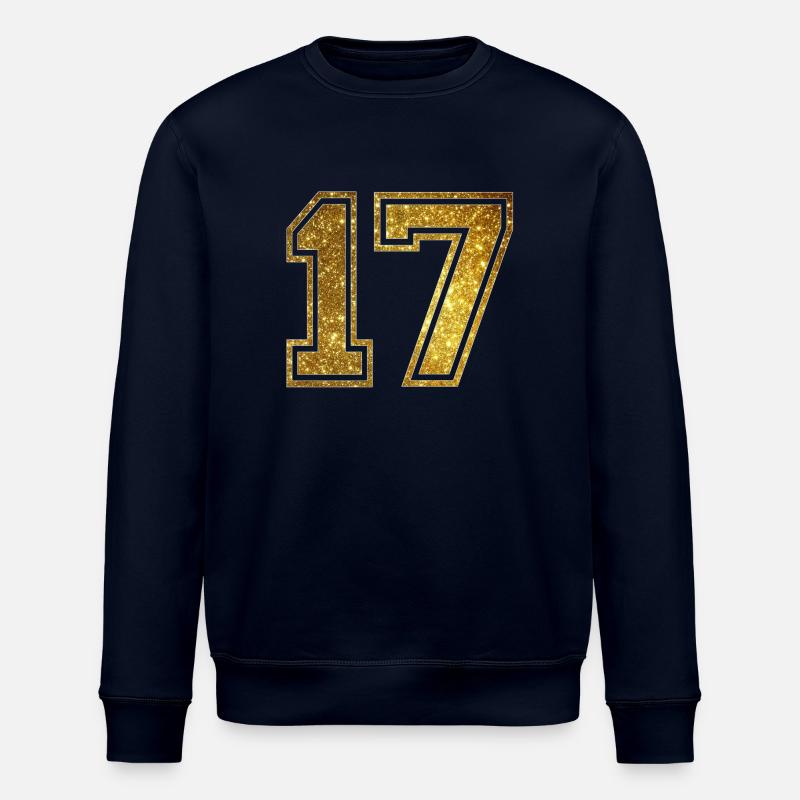 17 - 2017 - Gold Glitter - Stanley/Stella Unisex Bio-Sweatshirt ROLLER - Navy