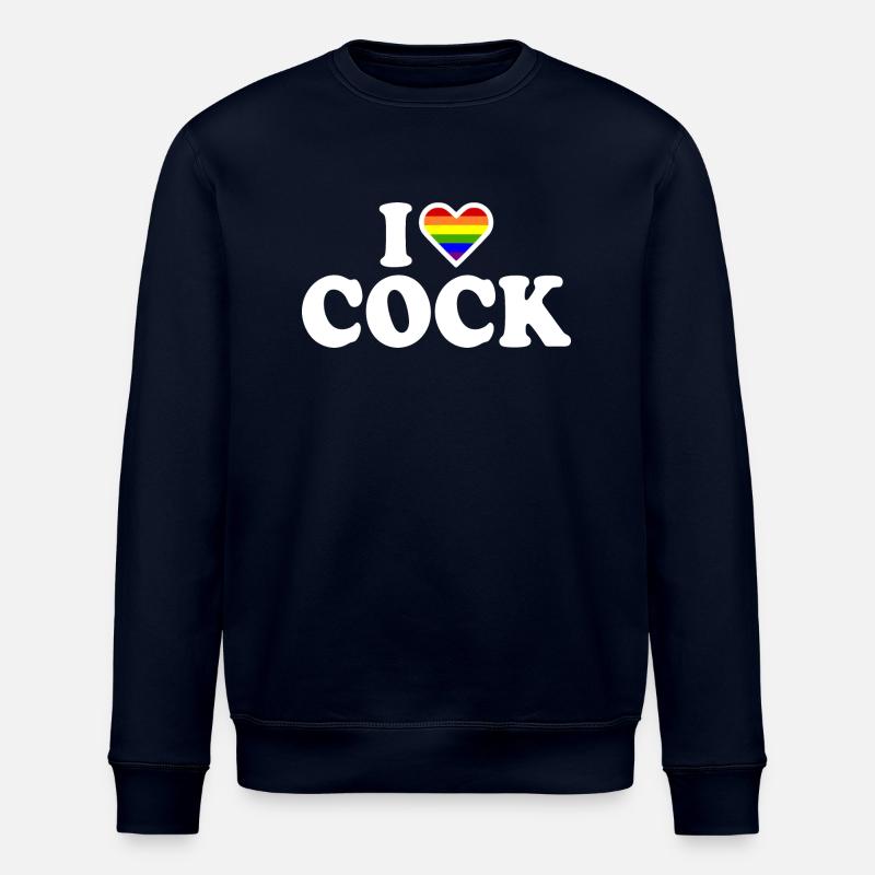 I love cock - Sweat bio ROLLER Stanley/Stella Unisexe - marine