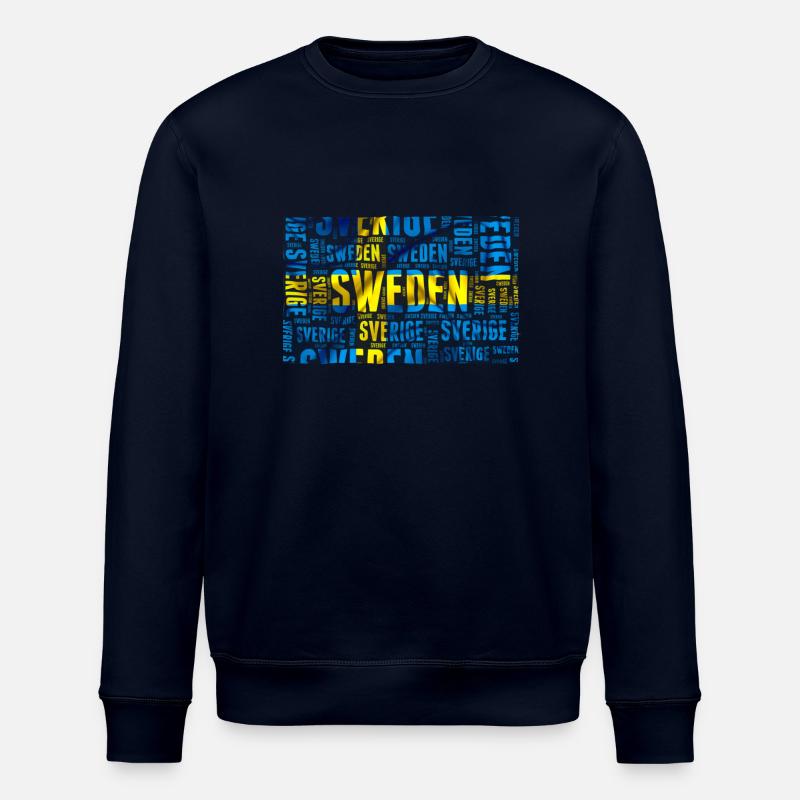 Schweden Flagge - Stanley/Stella Unisex Bio-Sweatshirt ROLLER - Navy
