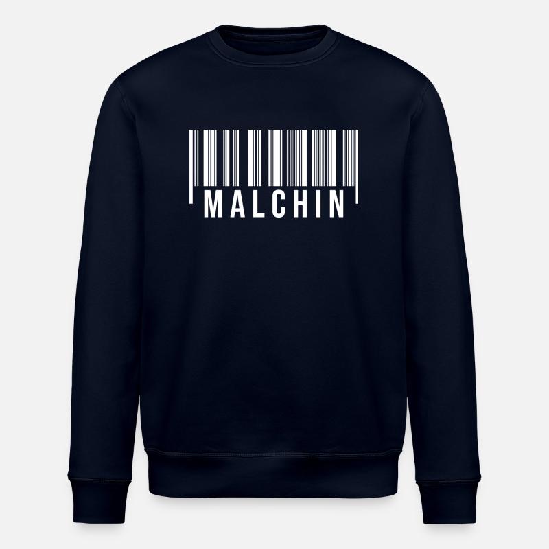 Malchin Strichcode - Stanley/Stella Unisex Bio-Sweatshirt ROLLER - Navy