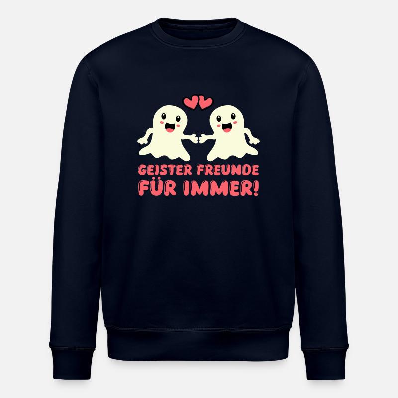 Ghosts amis pour toujours - Sweat bio ROLLER Stanley/Stella Unisexe - marine