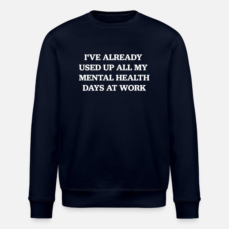Geistige Gesundheit - Stanley/Stella Unisex Bio-Sweatshirt ROLLER - Navy