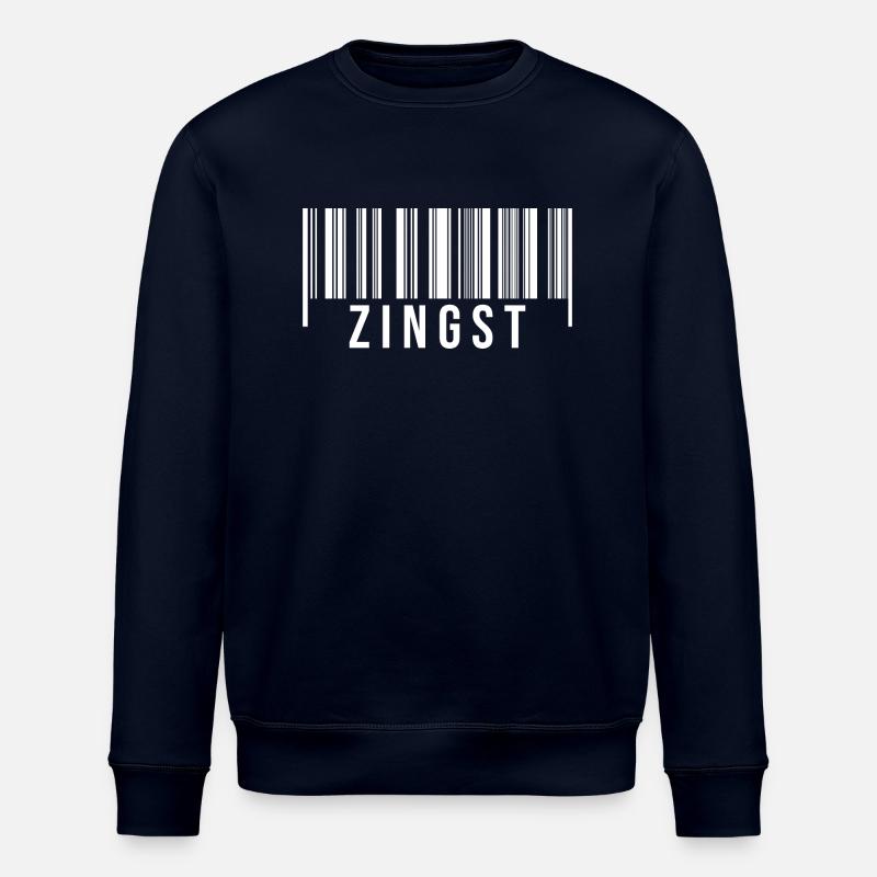 Zingst Strichcode - Stanley/Stella Unisex Bio-Sweatshirt ROLLER - Navy