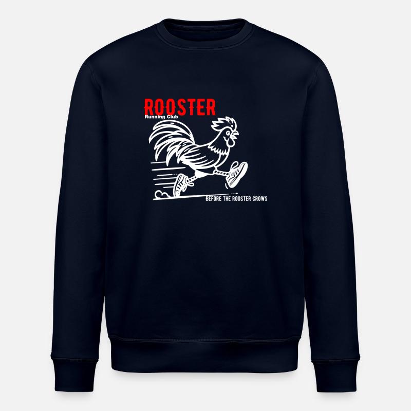 Rooster running club 2 - Stanley/Stella Unisex Bio-Sweatshirt ROLLER - Navy