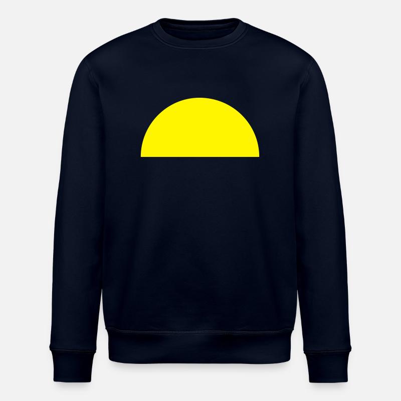 Semicircle / half circle (1c) - Stanley/Stella ROLLER Unisex Organic Sweatshirt - navy