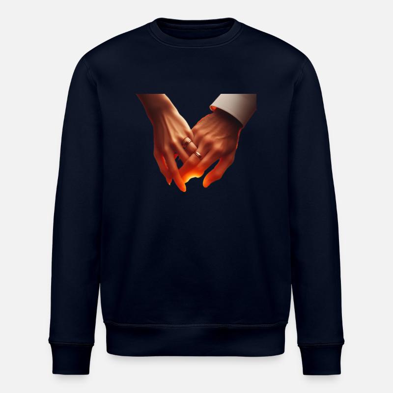 Händchen halten - Stanley/Stella Unisex Bio-Sweatshirt ROLLER - Navy