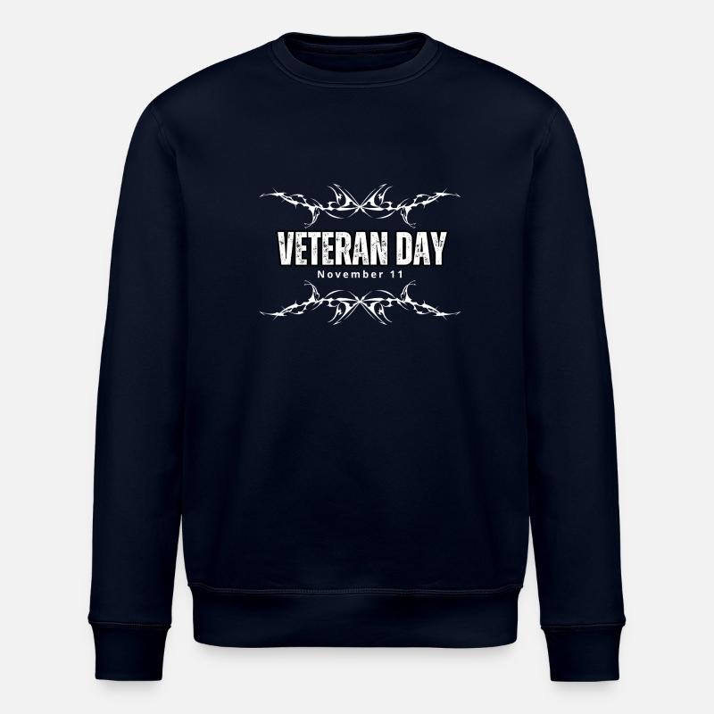 VETERANS DAY - Sweat bio ROLLER Stanley/Stella Unisexe - marine