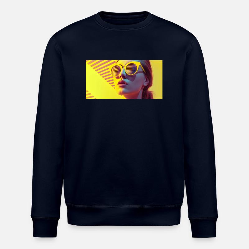 Réflexions d’été - Sweat bio ROLLER Stanley/Stella Unisexe - marine