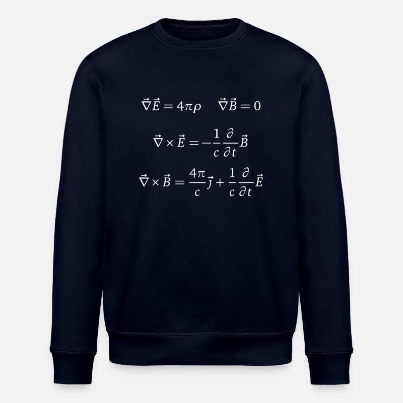 Maxwell Gleichungen (cgs) - Stanley/Stella Unisex Bio-Sweatshirt ROLLER - Navy