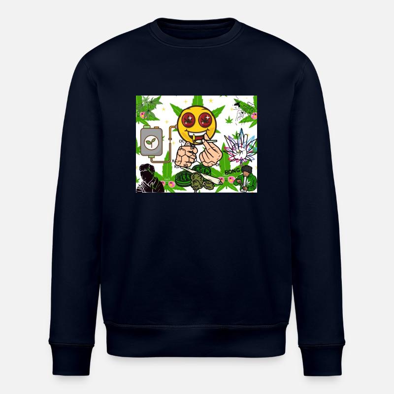Weed Original - Stanley/Stella Unisex Bio-Sweatshirt ROLLER - Navy