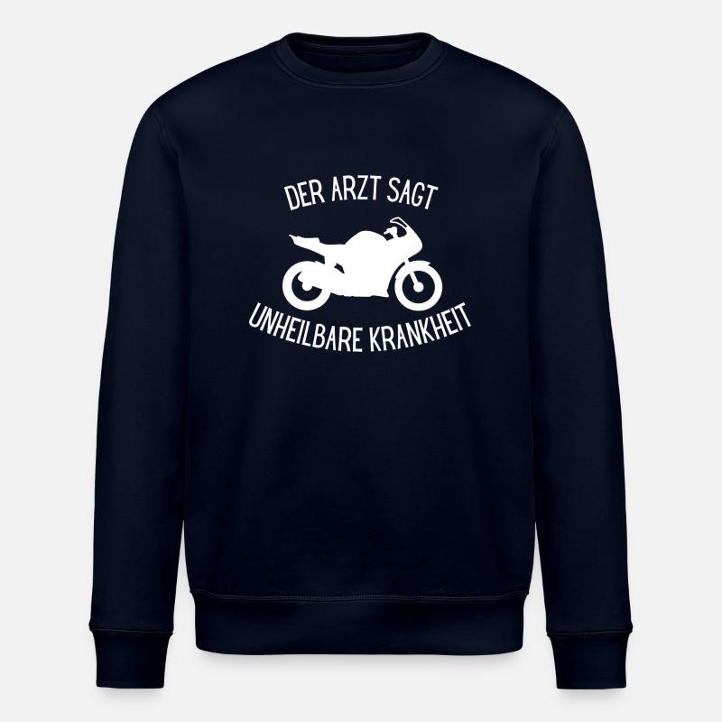 Motorrad fahren - Stanley/Stella Unisex Bio-Sweatshirt ROLLER - Navy