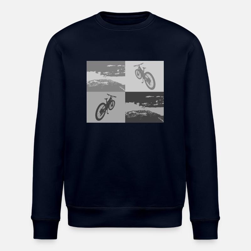 MTB Pop Art grey - Stanley/Stella Unisex Bio-Sweatshirt ROLLER - Navy