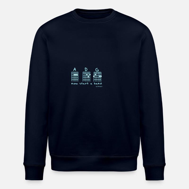 now start a band - Stanley/Stella ROLLER Unisex Organic Sweatshirt - navy
