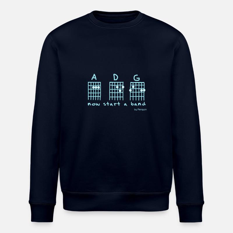 Now Start A Band - Stanley/Stella ROLLER Unisex Organic Sweatshirt - navy