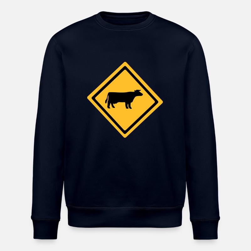 Cattle Sign - Stanley/Stella ROLLER Unisex Organic Sweatshirt - navy