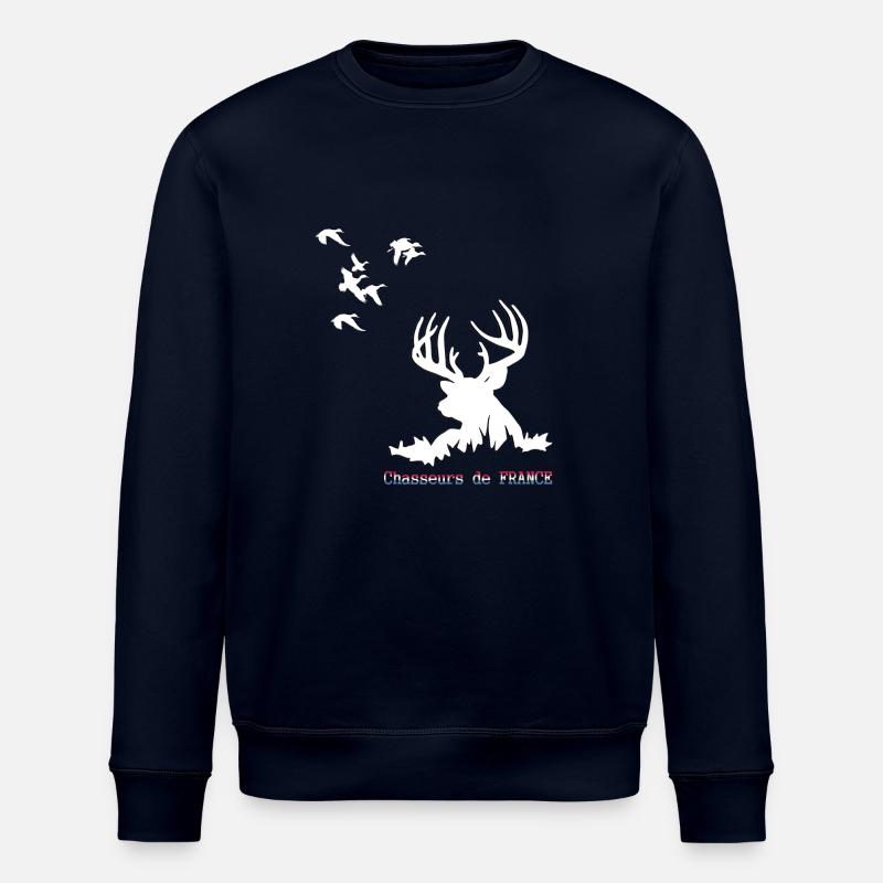 chasse - Sweat bio ROLLER Stanley/Stella Unisexe - marine