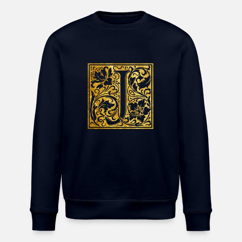 Initials-J - Stanley/Stella Unisex Bio-Sweatshirt ROLLER - Navy