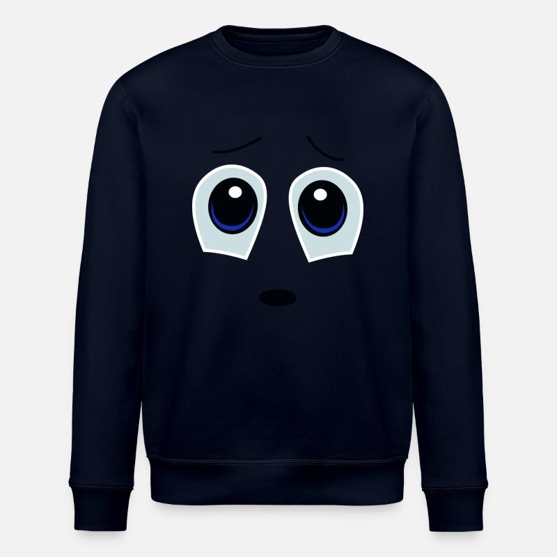 comic-face2 - Stanley/Stella Unisex Bio-Sweatshirt ROLLER - Navy