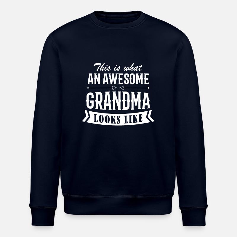 Oma Geschenk - Stanley/Stella Unisex Bio-Sweatshirt ROLLER - Navy