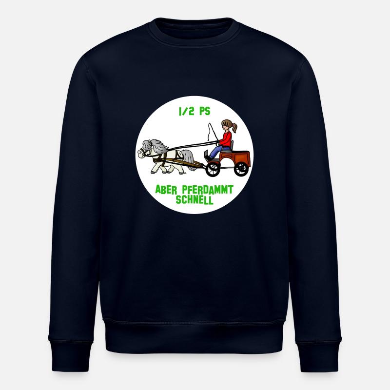 Pferdammt schnell - Stanley/Stella Unisex Bio-Sweatshirt ROLLER - Navy