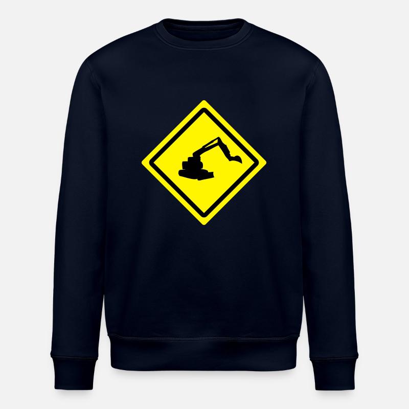 digger roadsign - Sweat bio ROLLER Stanley/Stella Unisexe - marine