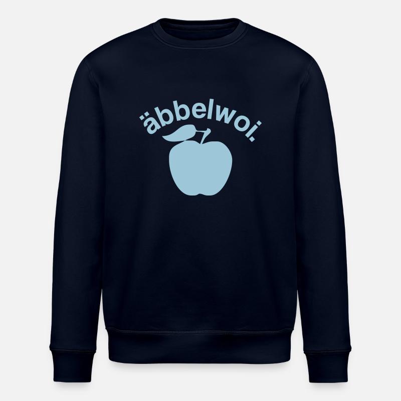 Äbbelwoi - Bembel - cidre - Francfort - Sweat bio ROLLER Stanley/Stella Unisexe - marine