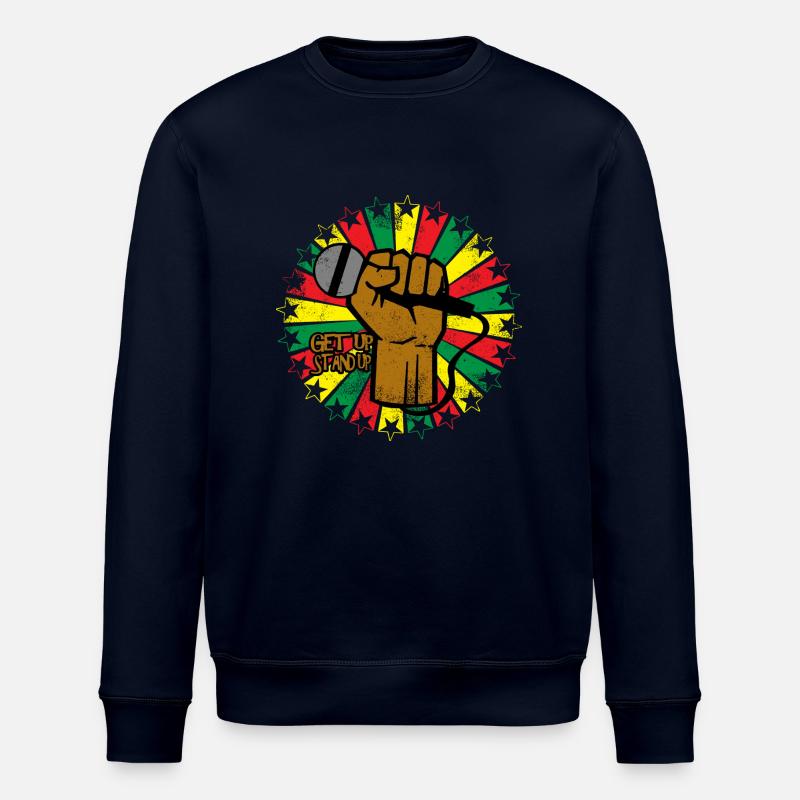 Reggae - Sweat bio ROLLER Stanley/Stella Unisexe - marine