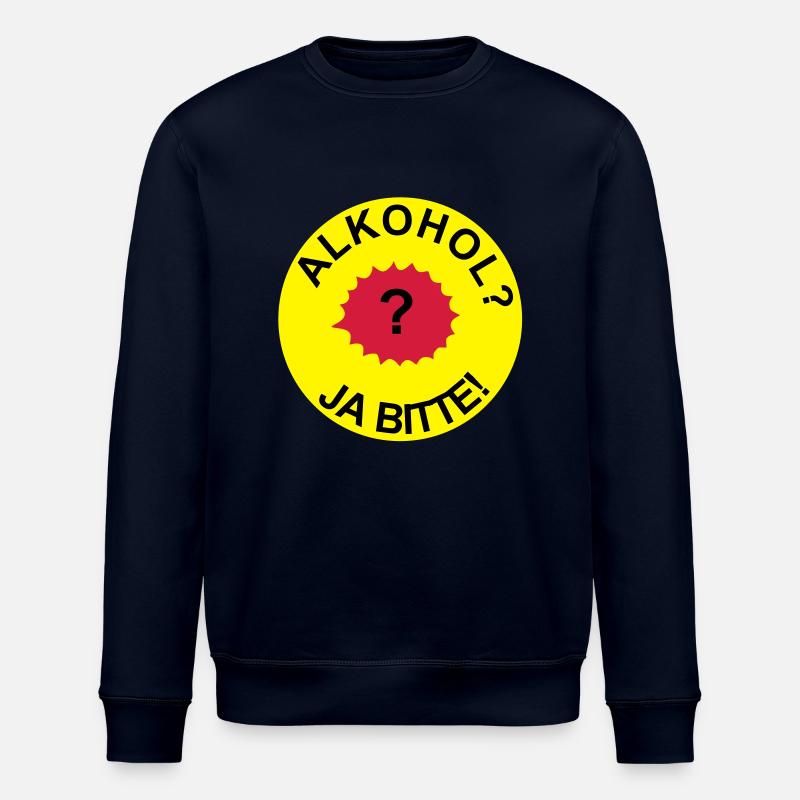 Alkohol ja Bitte ! - Stanley/Stella Unisex Bio-Sweatshirt ROLLER - Navy