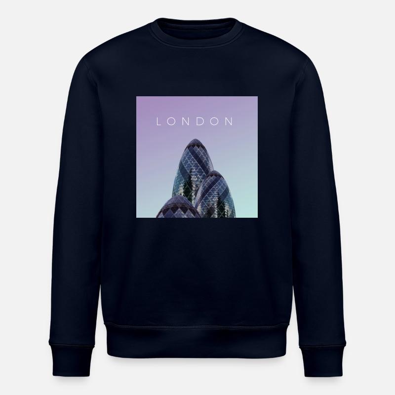 London Poster - Stanley/Stella Unisex Bio-Sweatshirt ROLLER - Navy
