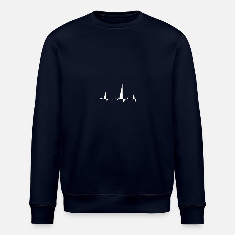 Herzschlag - Stanley/Stella Unisex Bio-Sweatshirt ROLLER - Navy
