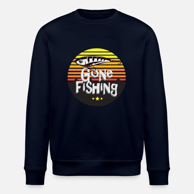 Pêche à la ligne - Sweat bio ROLLER Stanley/Stella Unisexe - marine