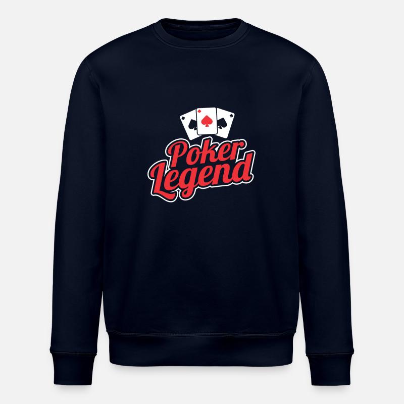 POKER LEGEND - Stanley/Stella Unisex Bio-Sweatshirt ROLLER - Navy