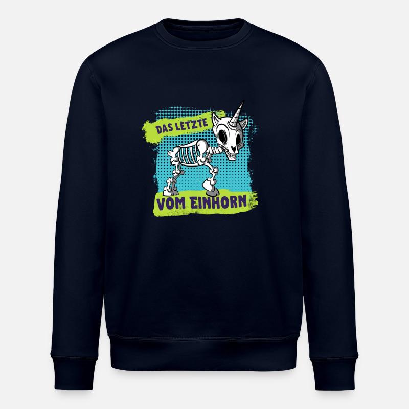 Das letzte vom Einhorn - Stanley/Stella Unisex Bio-Sweatshirt ROLLER - Navy