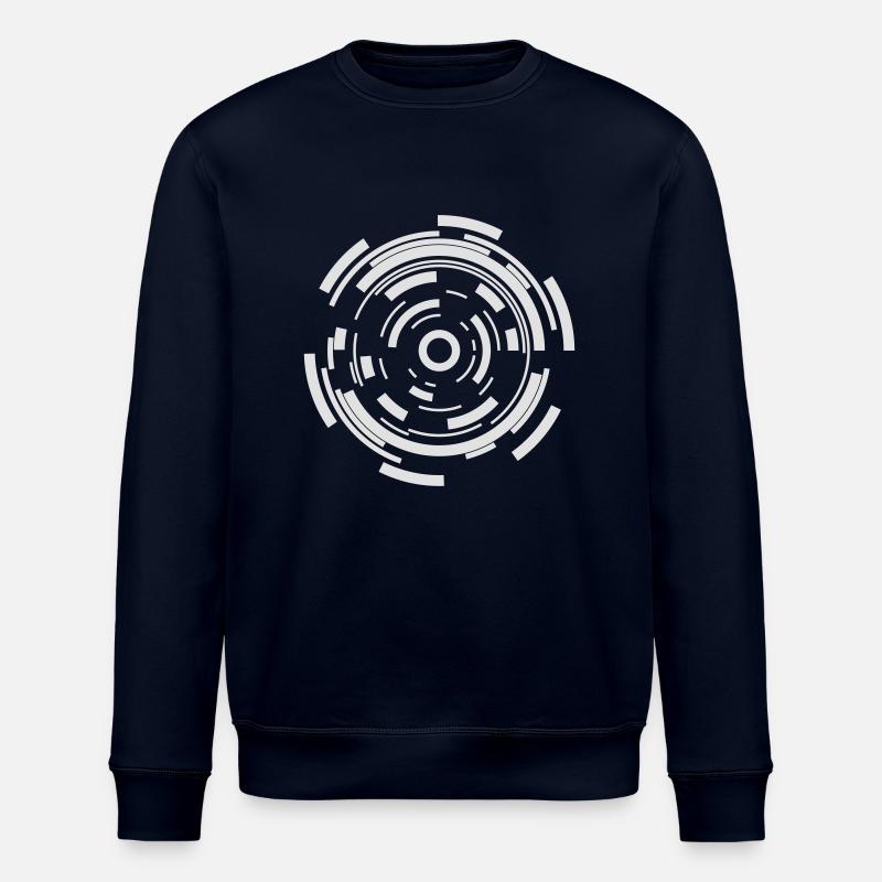Tech Circle Sci-Fi - Stanley/Stella ROLLER Unisex Organic Sweatshirt - navy