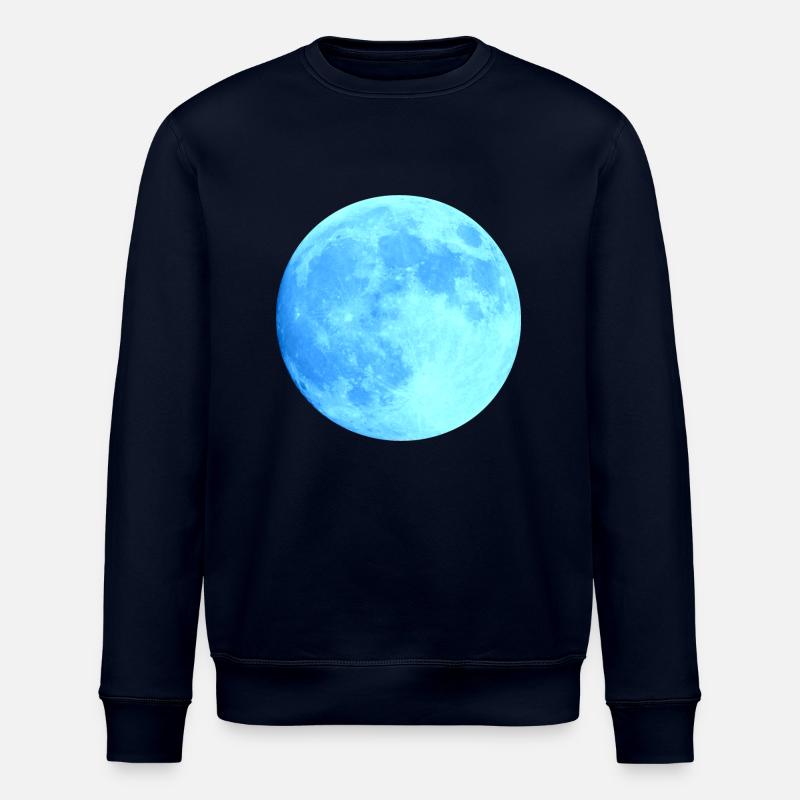 Lune bleue - Sweat bio ROLLER Stanley/Stella Unisexe - marine