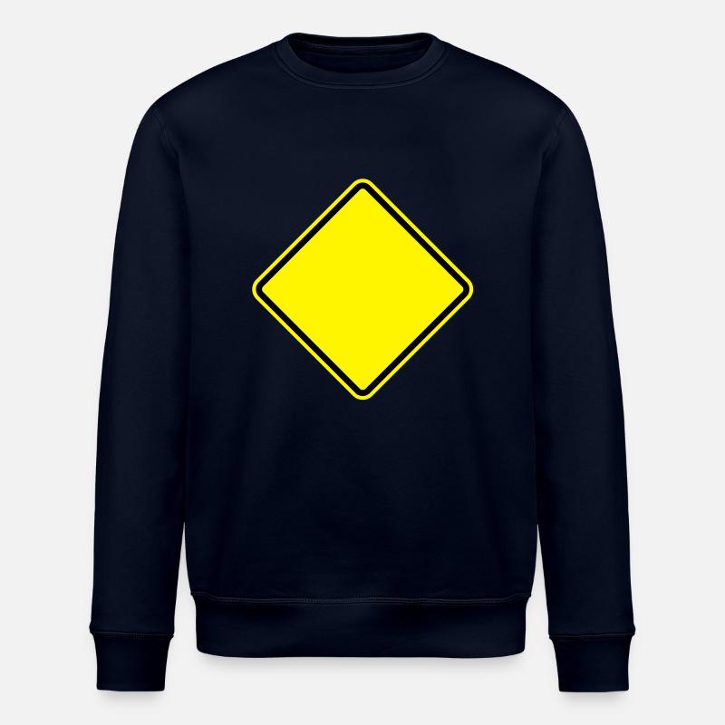 yellow_shield__f2 - Stanley/Stella Unisex Bio-Sweatshirt ROLLER - Navy