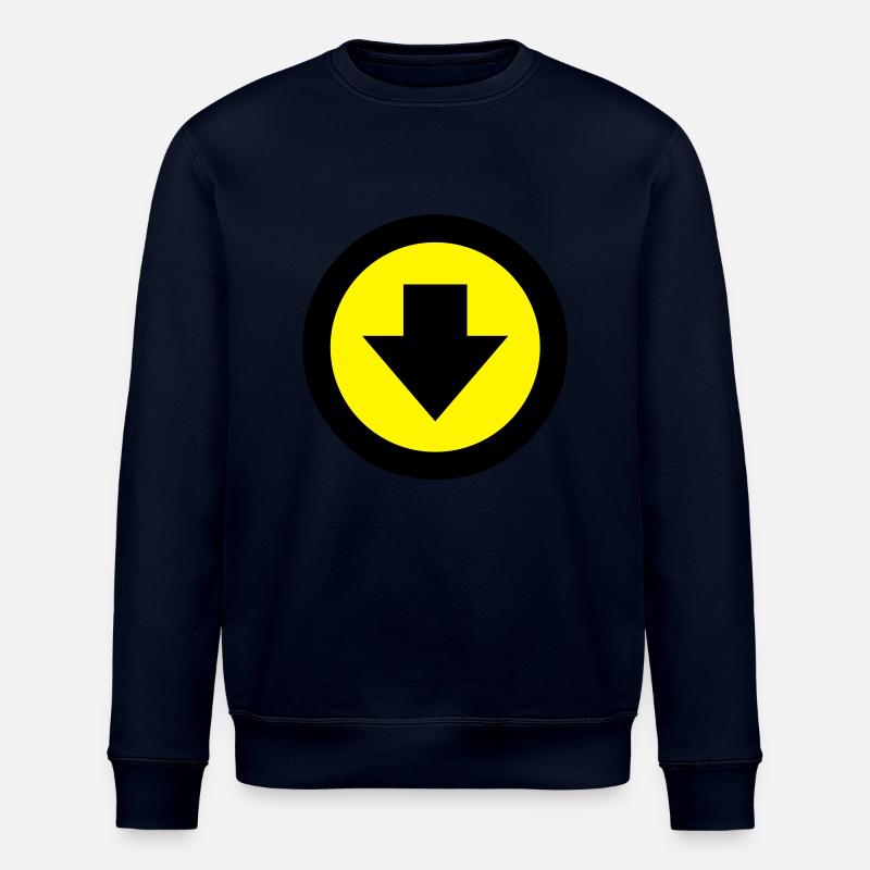 pfeil_unten - Stanley/Stella Unisex Bio-Sweatshirt ROLLER - Navy