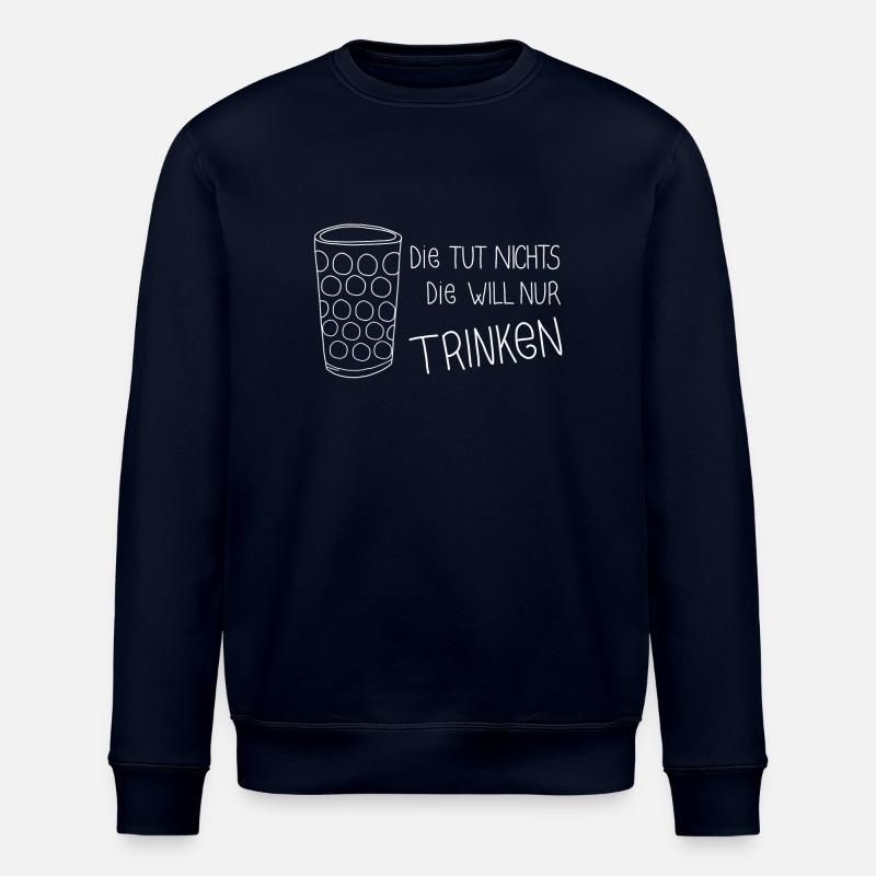 Weinschorle weiß - Stanley/Stella Unisex Bio-Sweatshirt ROLLER - Navy