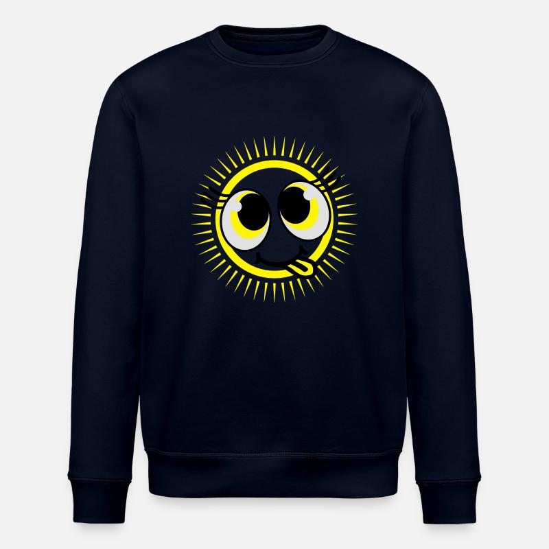 sun_smiley_cute_pi3 - Sweat bio ROLLER Stanley/Stella Unisexe - marine