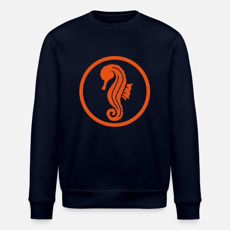 Seepferdchen - Stanley/Stella Unisex Bio-Sweatshirt ROLLER - Navy