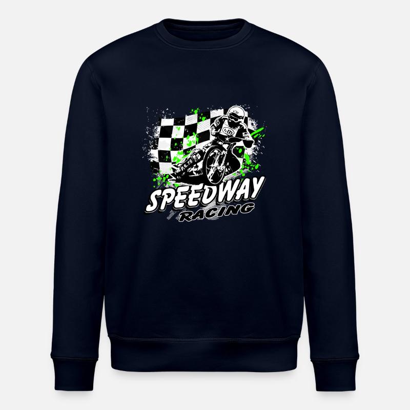 Speedway Racing - Stanley/Stella ROLLER Unisex Organic Sweatshirt - navy