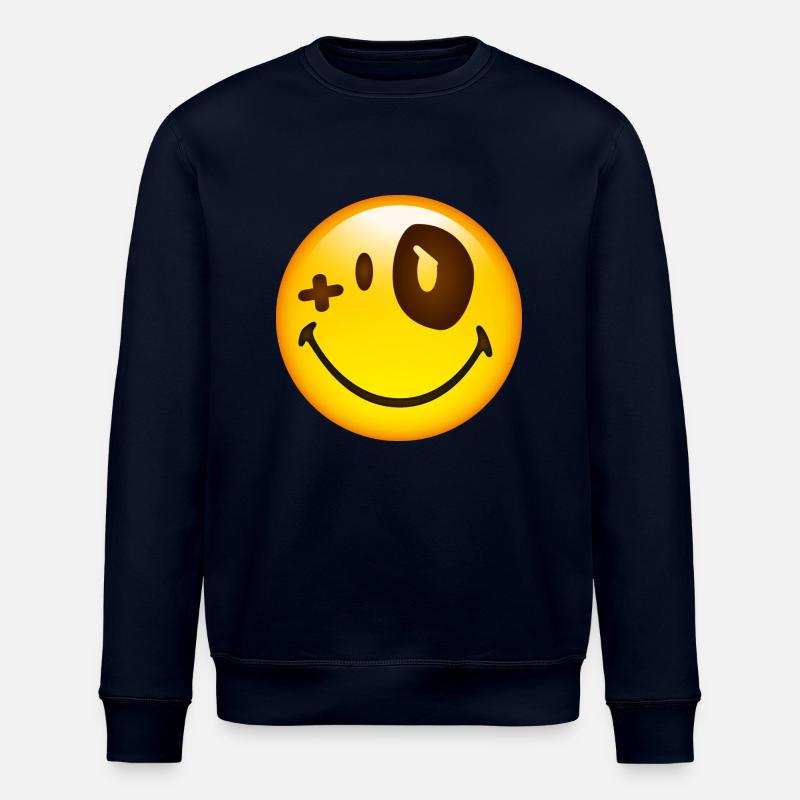 Smiley Blue Eye - Sweat bio ROLLER Stanley/Stella Unisexe - marine