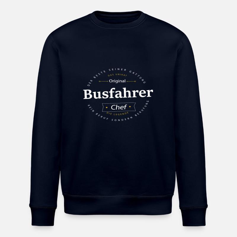 Beruf Busfahrer - Stanley/Stella Unisex Bio-Sweatshirt ROLLER - Navy