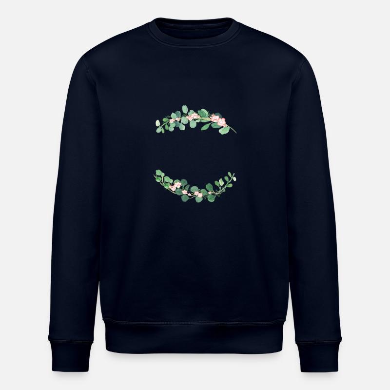 eukalyptus_wreath - Sweat bio ROLLER Stanley/Stella Unisexe - marine