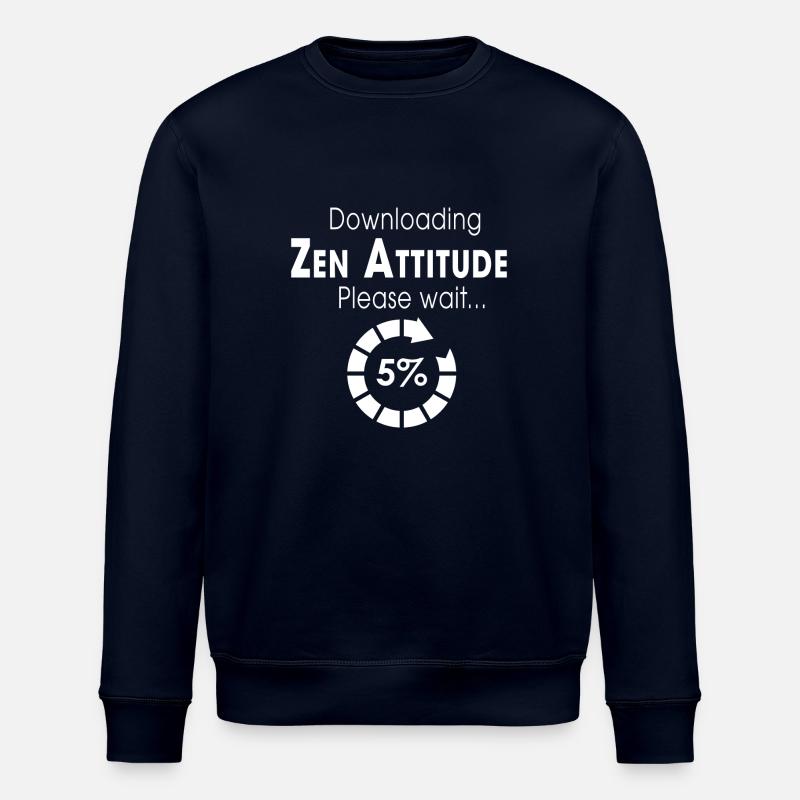 Zen Haltung - Stanley/Stella Unisex Bio-Sweatshirt ROLLER - Navy