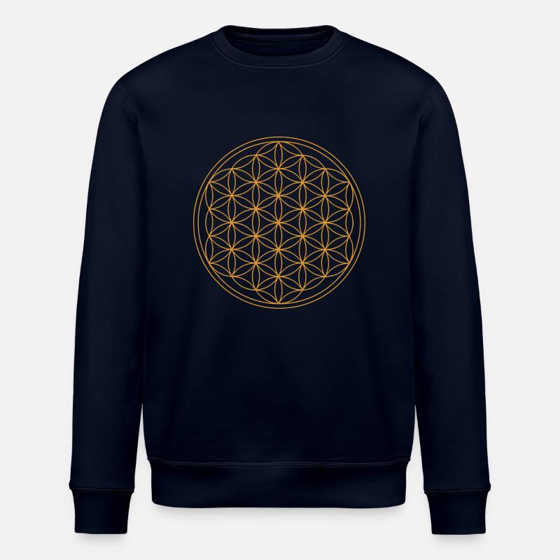 Blume des Lebens - Stanley/Stella Unisex Bio-Sweatshirt ROLLER - Navy