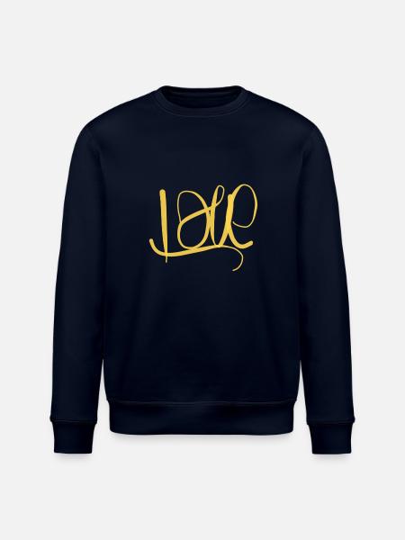 Goldige Liebe Kaputzenpullover - Stanley/Stella Unisex Bio-Sweatshirt ROLLER - Navy