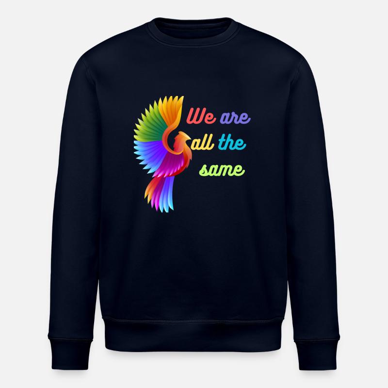 We are all the Same - Stanley/Stella Unisex Bio-Sweatshirt ROLLER - Navy