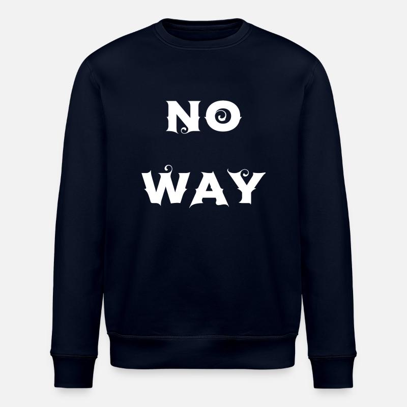 No Way - Stanley/Stella Unisex Bio-Sweatshirt ROLLER - Navy