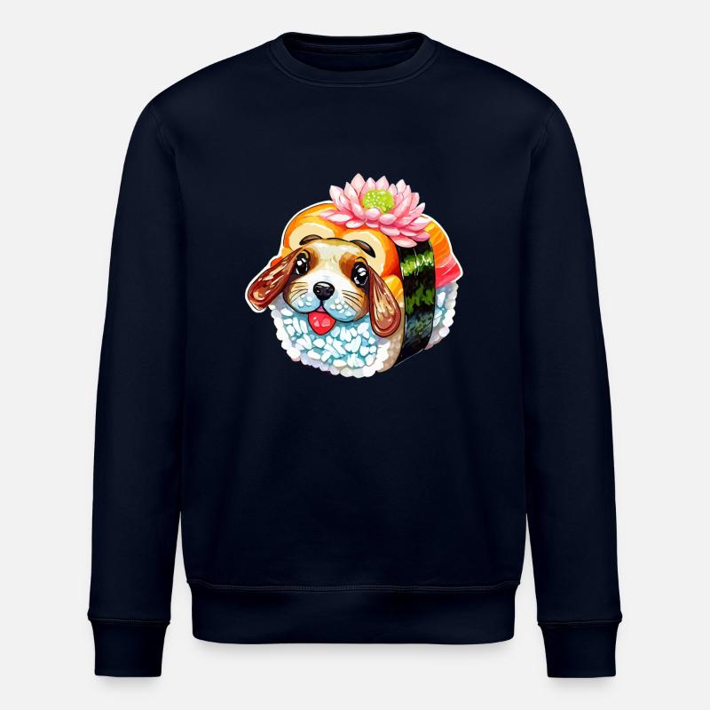 Sushi-Hund - Stanley/Stella Unisex Bio-Sweatshirt ROLLER - Navy